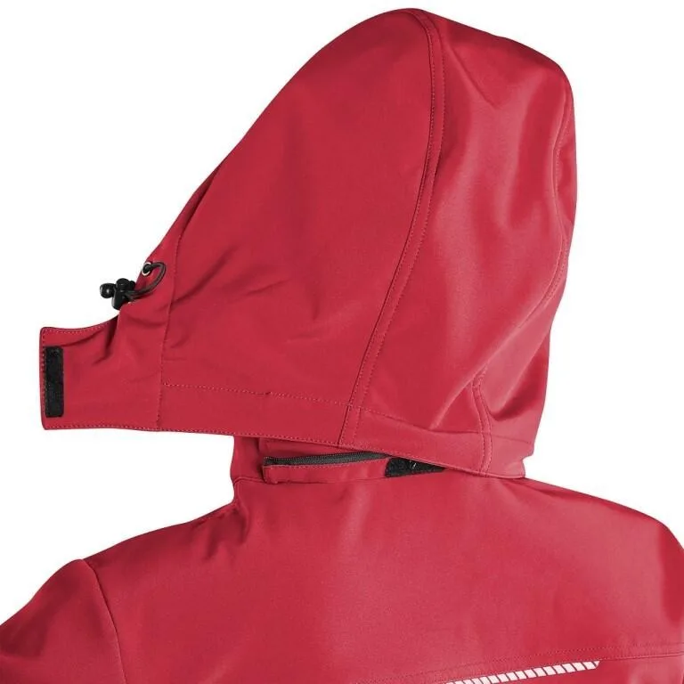 Bunda CXS STRETCH, dětská, softshell, červená - Obrázek 4