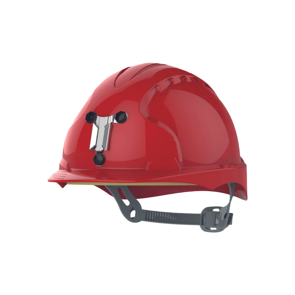 Přilba CERVA JSP EVO3 Mid Peak Slip Miners, červená