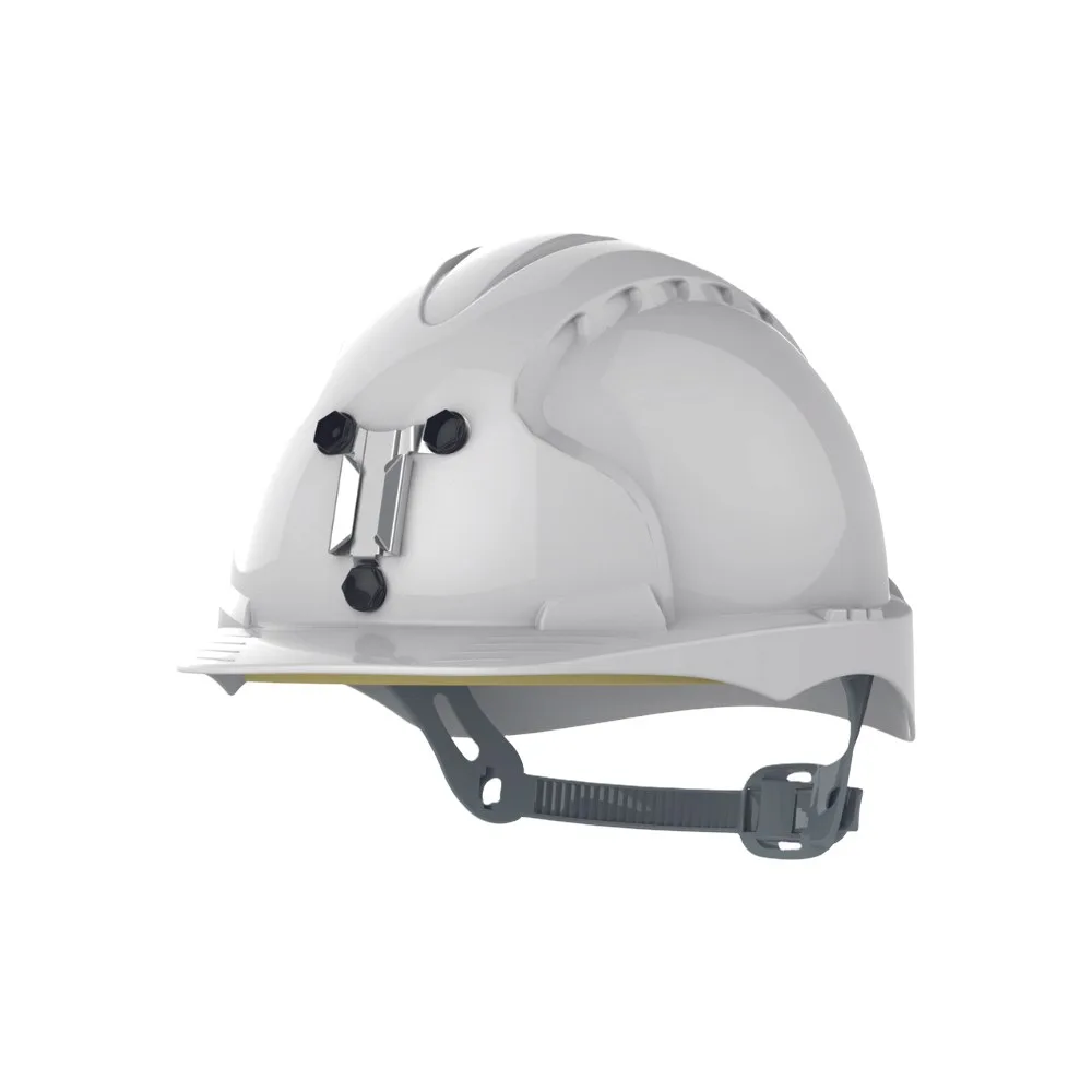 Přilba CERVA JSP EVO3 Mid Peak Slip Miners, bílá