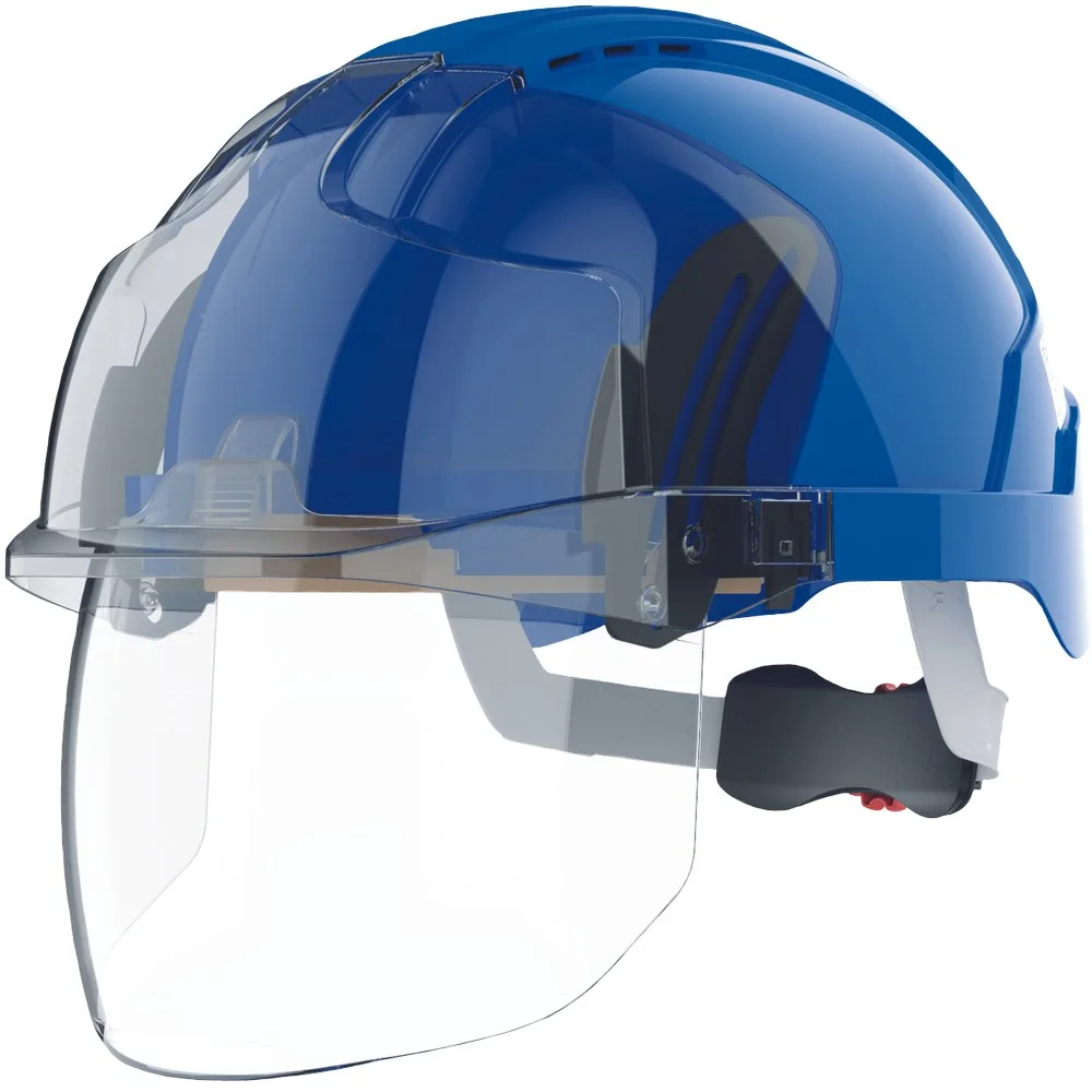 Přilba CERVA JSP EVO VISTA Shield M/Peak WR, modrá