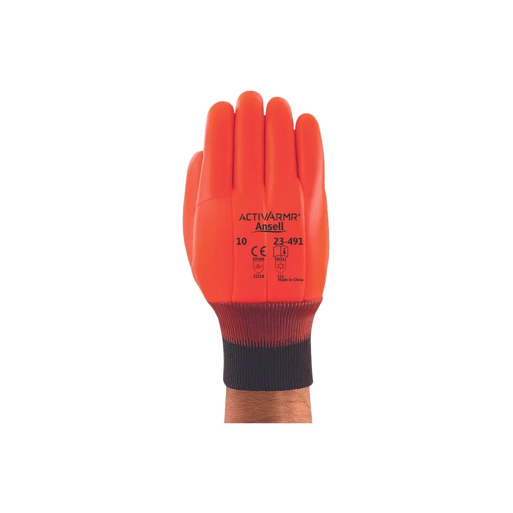 Rukavice CERVA Ansell 23-491 Winter Hi-Viz