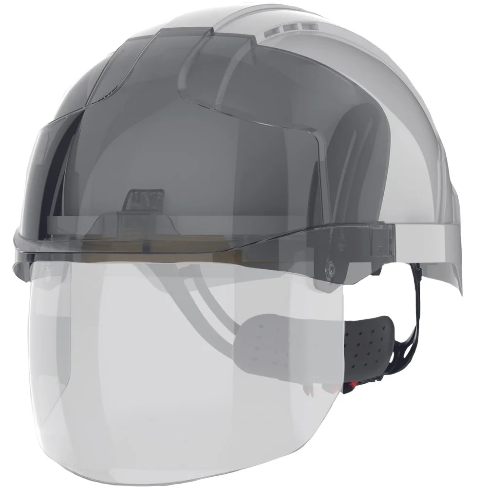 Přilba CERVA JSP EVO VISTA Shield WR Whi/Smo, neventil