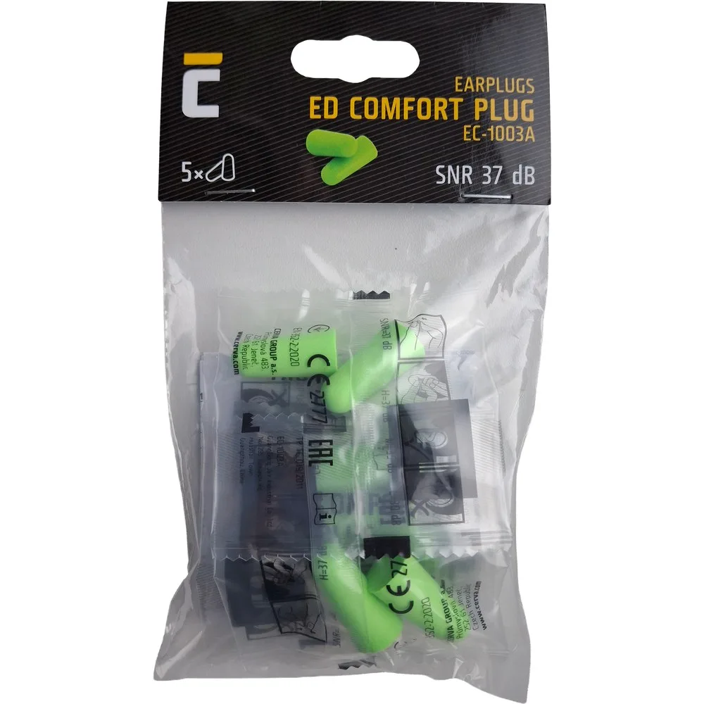 Zátkové chrániče ED COMFORT PLUG, ušní zátky 5 párů BLISTR