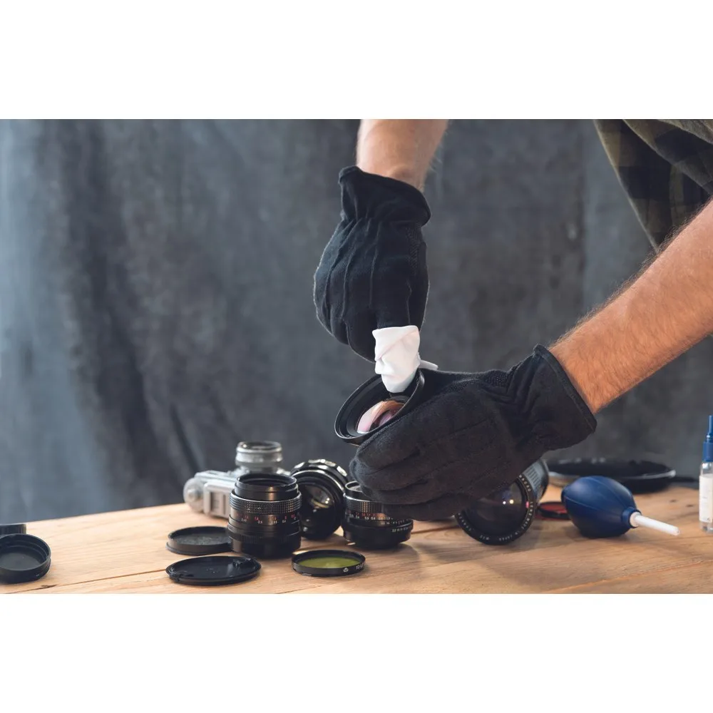 Rukavice CERVA BUSTARD BLACK, BA,PVC terčíky - Obrázek 3