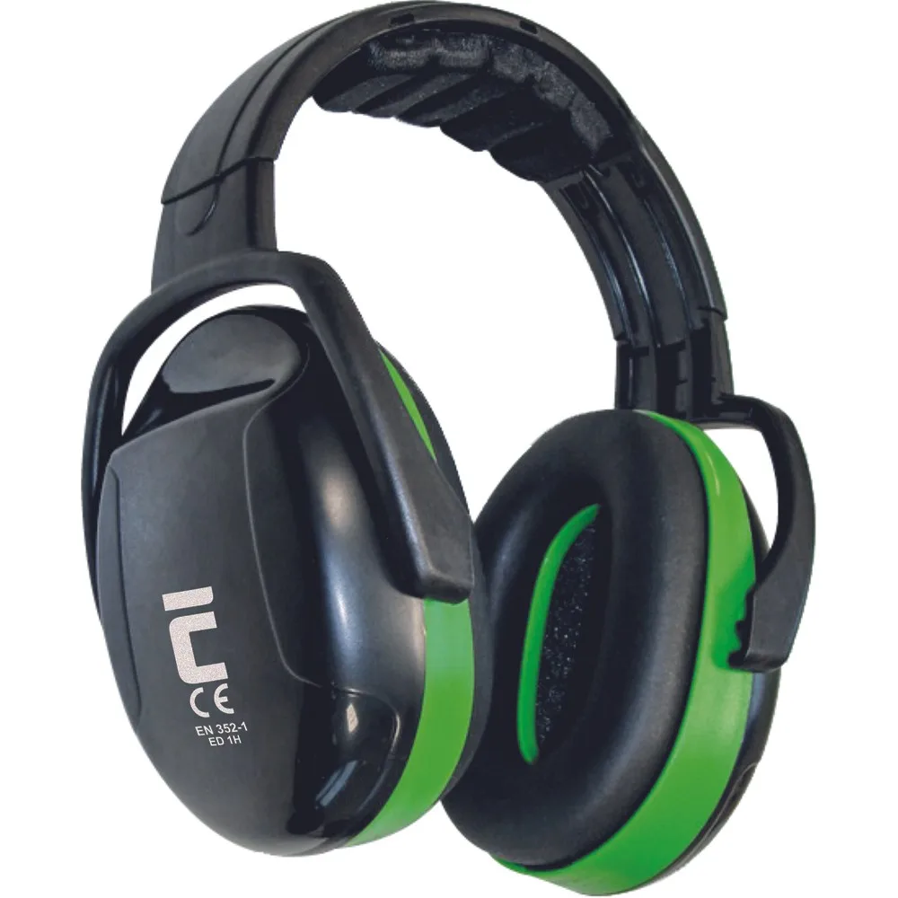 Chrániče sluchu CERVA ED 1H, sluchátka-hlava EAR DEFENDER green