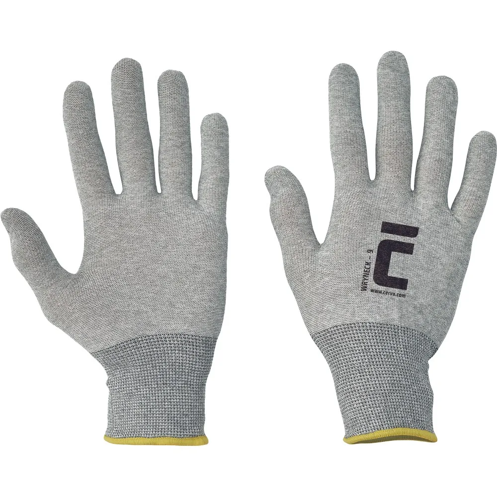 Rukavice CERVA WRYNECK ESD, pletené
