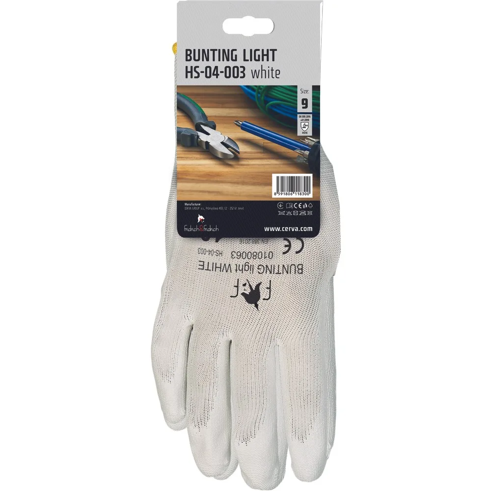 Rukavice CERVA FF BUNTING LIGHT, blistr