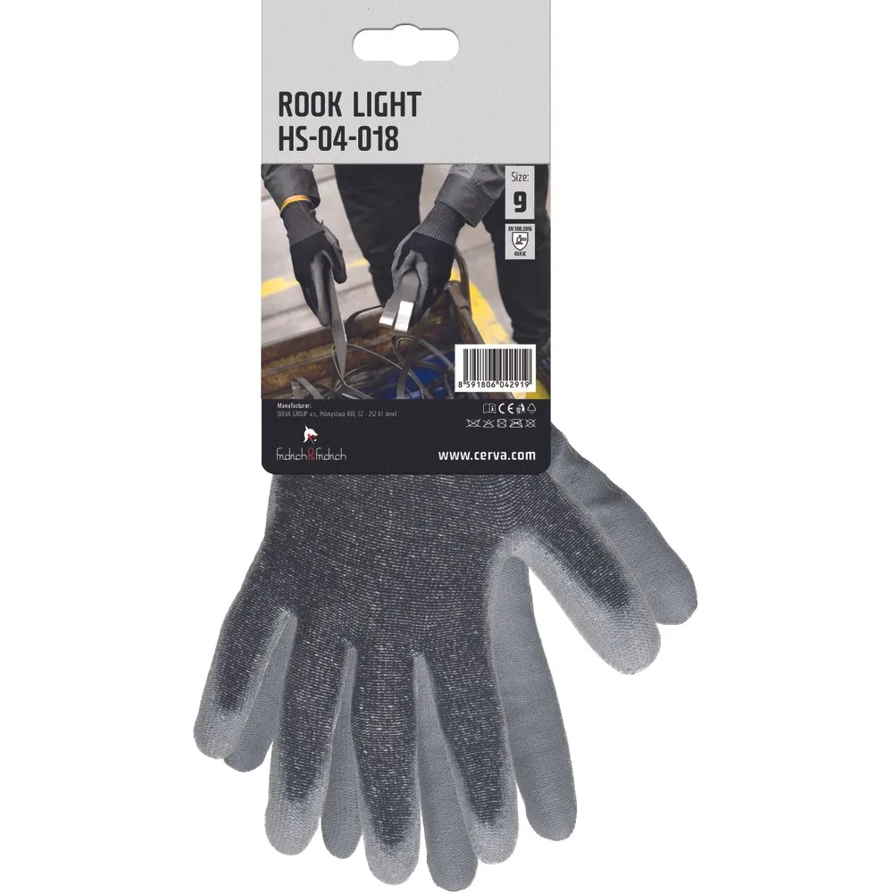Rukavice CERVA FF ROOK LIGHT, blistr