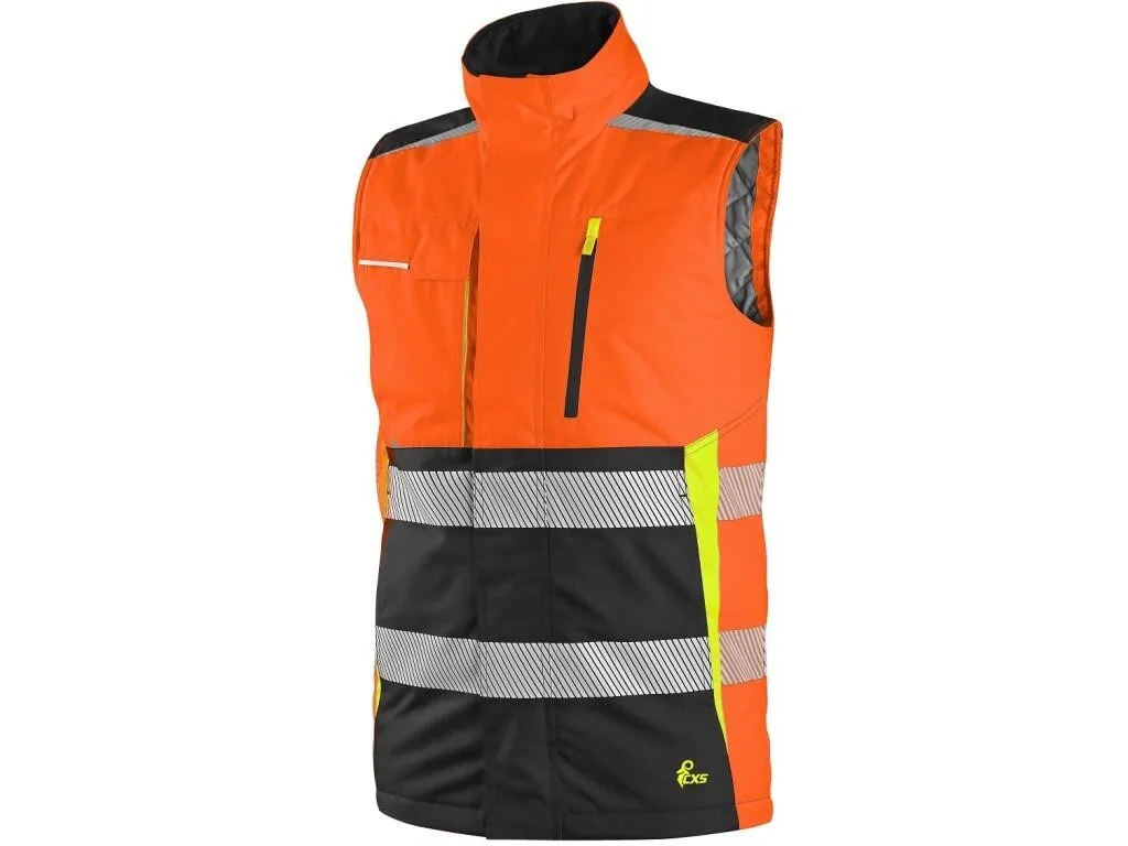 Vesta CXS BENSON, výstražná, zateplená, oranžovo-černá