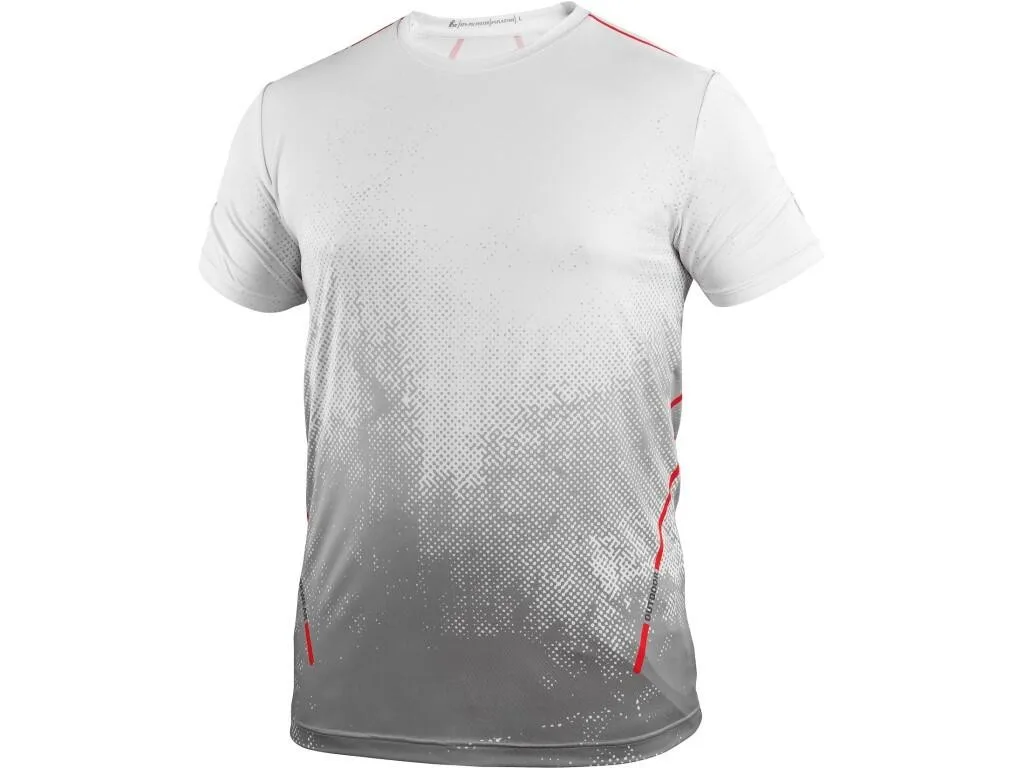 Tričko CXS SPORTY FLOW, krátký rukáv, bílé