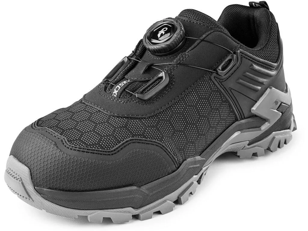 Obuv polobotka CXS PU-TECH ZIREX S3S, pánská, černo-šedá