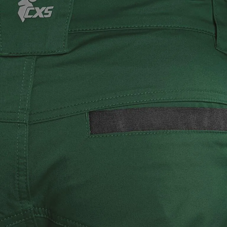 Kraťasy CXS SOLIS FLEX pánské, zeleno-černé - Obrázek 7