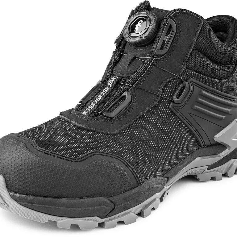 Obuv kotníková CXS PU-TECH TITEX S3S, pánská, černo-šedá