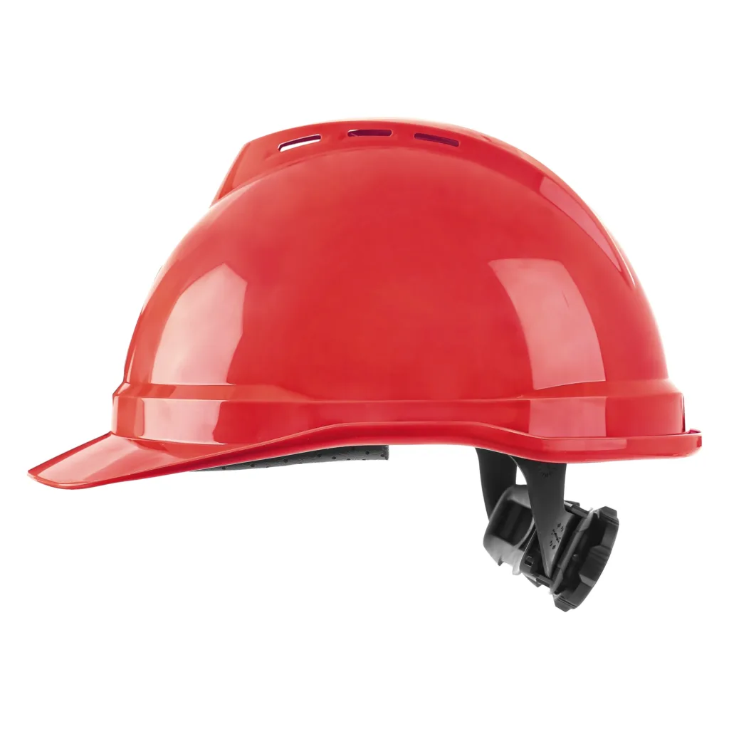 Přilba MSA V-Gard 500 větraná, červená