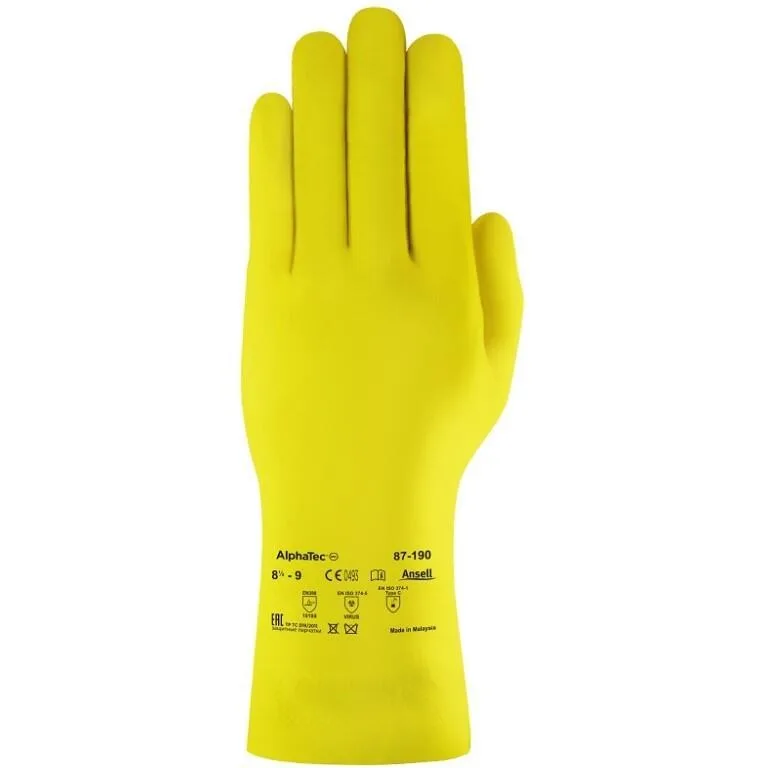 Rukavice ANSELL ECONOHANDS PLUS 87-190, máčené v latexu
