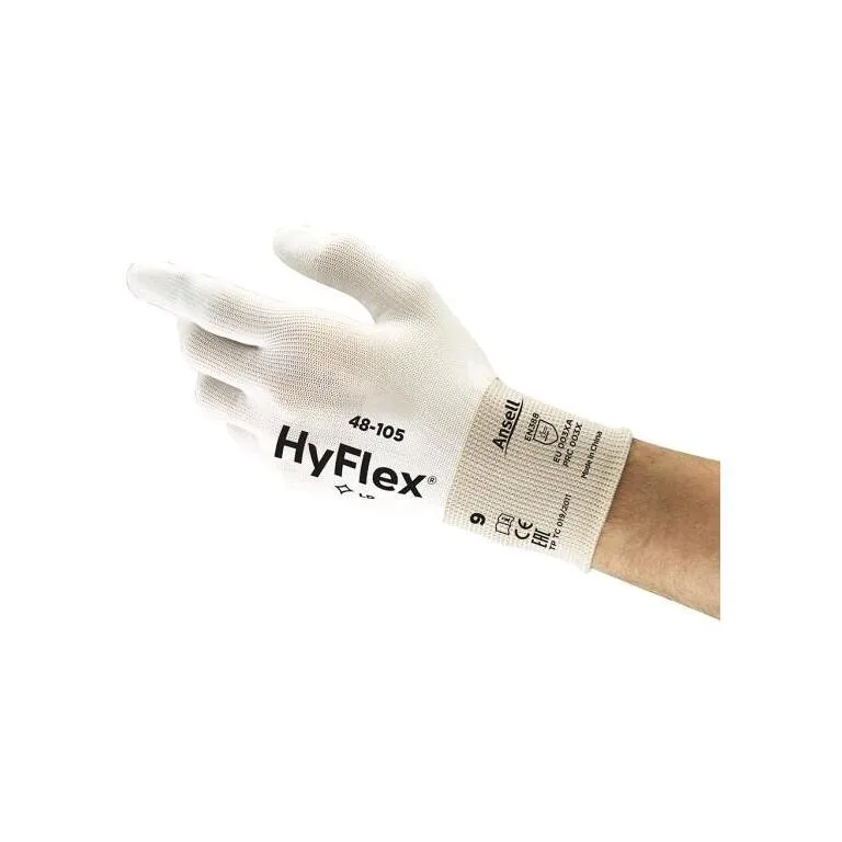 Rukavice ANSELL HYFLEX (ex. SENSILITE) 48-105, máčené v polyuretanu