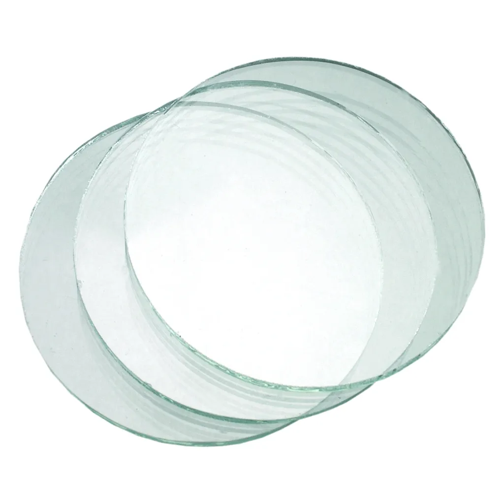 Sklo do svářečských brýlí, čiré, průměr 50 mm