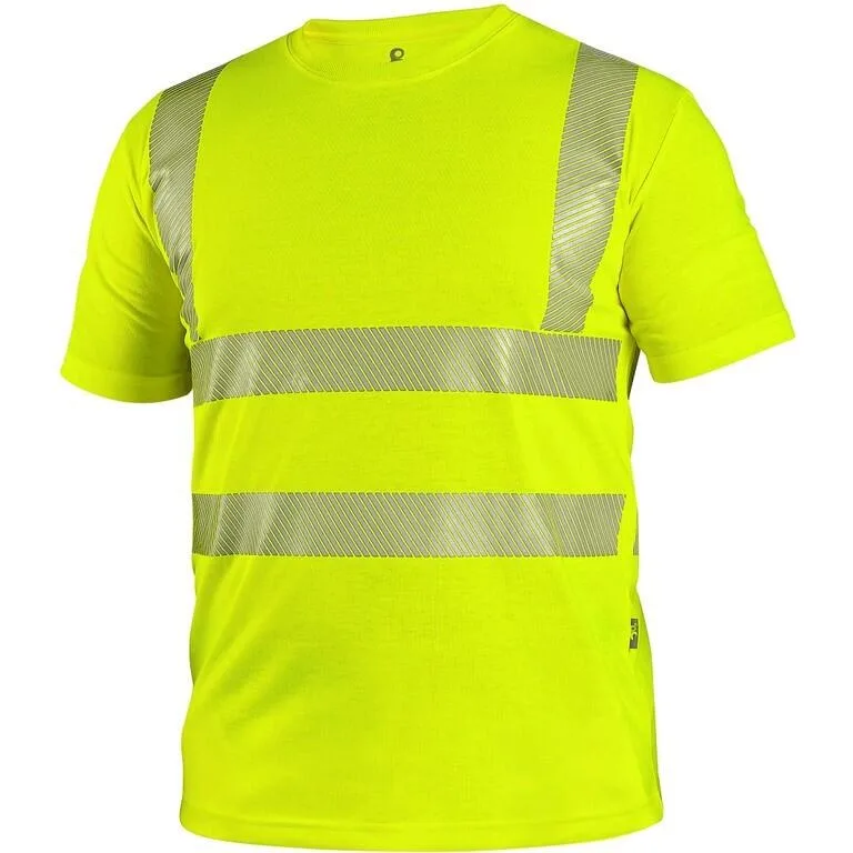 Tričko BANGOR, výstražné, pánské, žluté