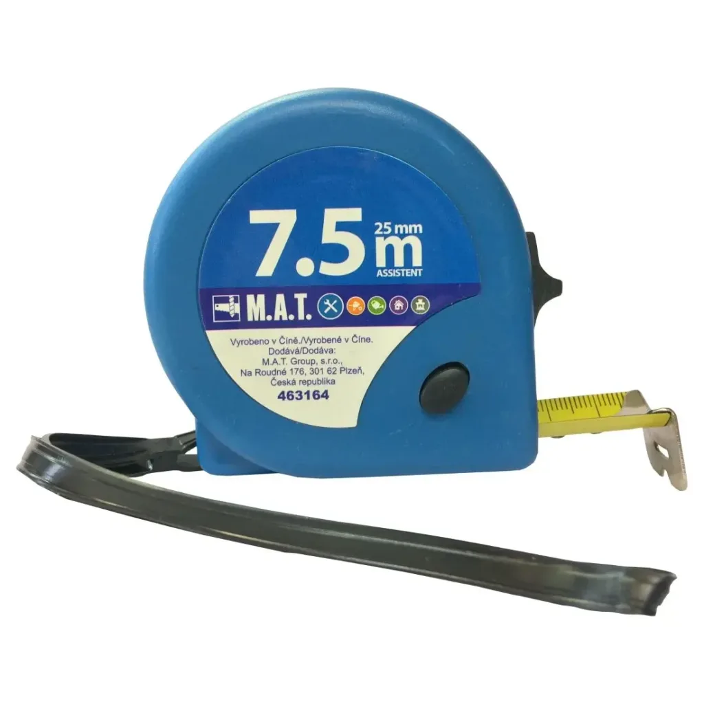 Metr stáčecí 7,5 m / 25 mm ASSISTENT