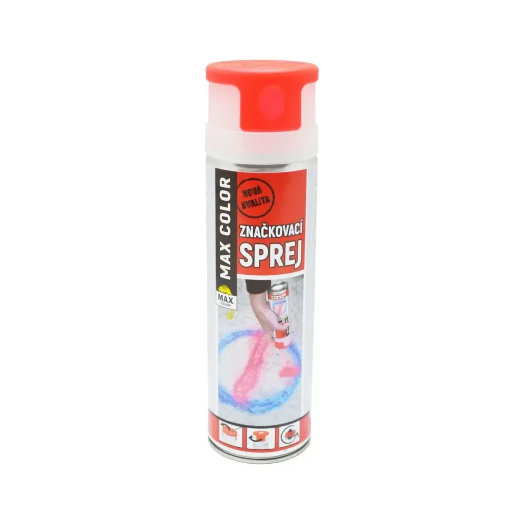 Sprej značkovací 500 ml, červený, svítivý