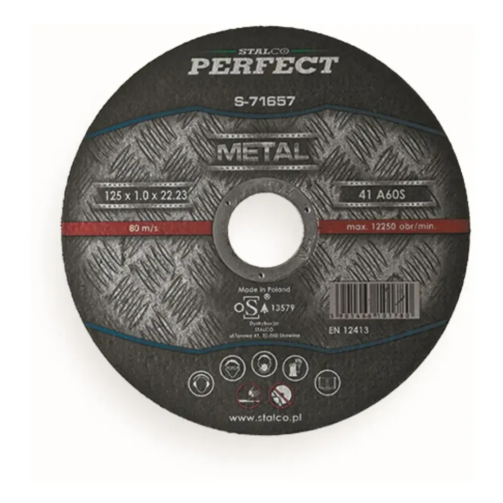 Řezný kotouč na ocel 125 × 1,0 × 22,23 mm STALCO