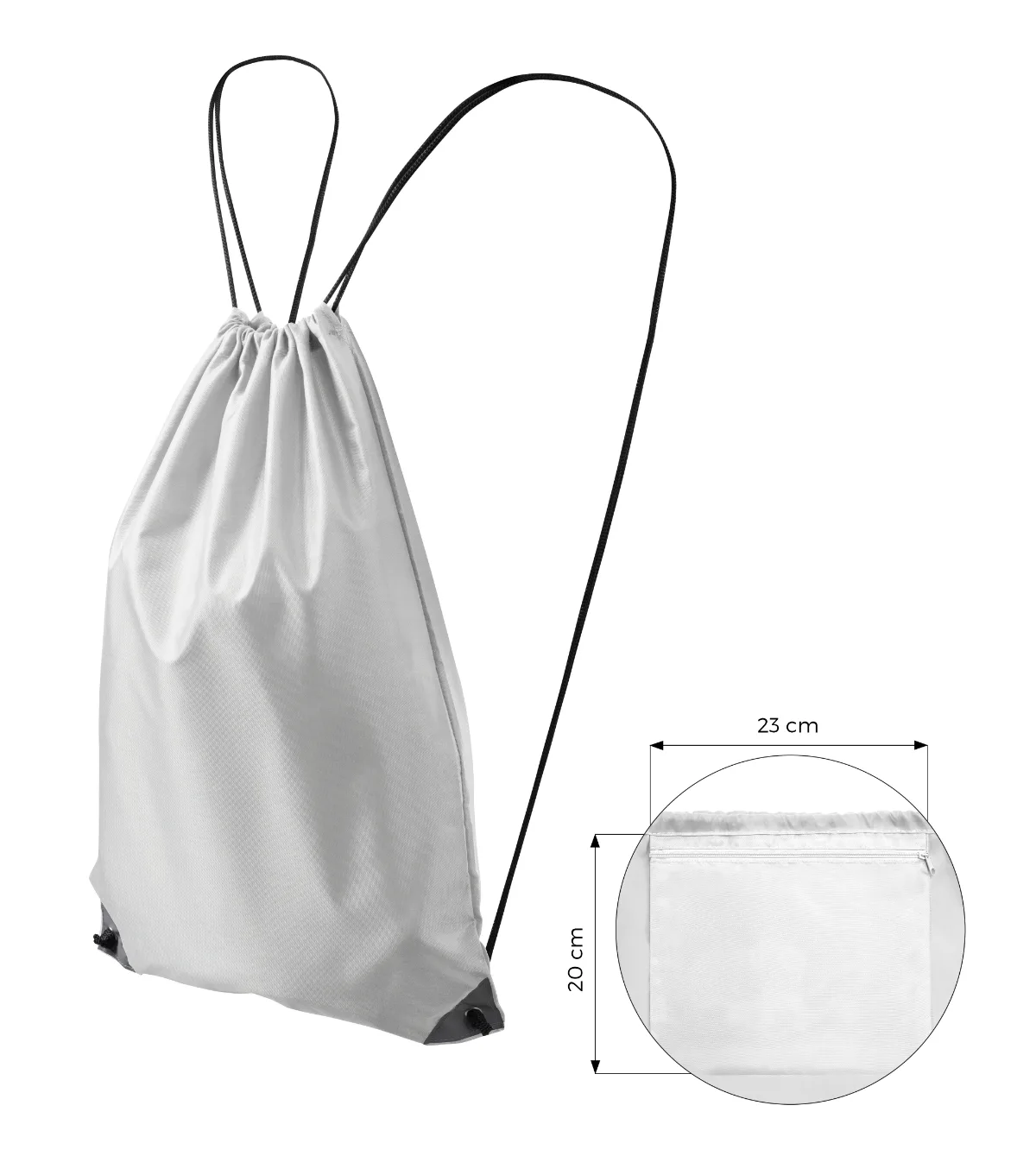 Batoh MALFINI Energy 912, unisex, bílá - Obrázek 3
