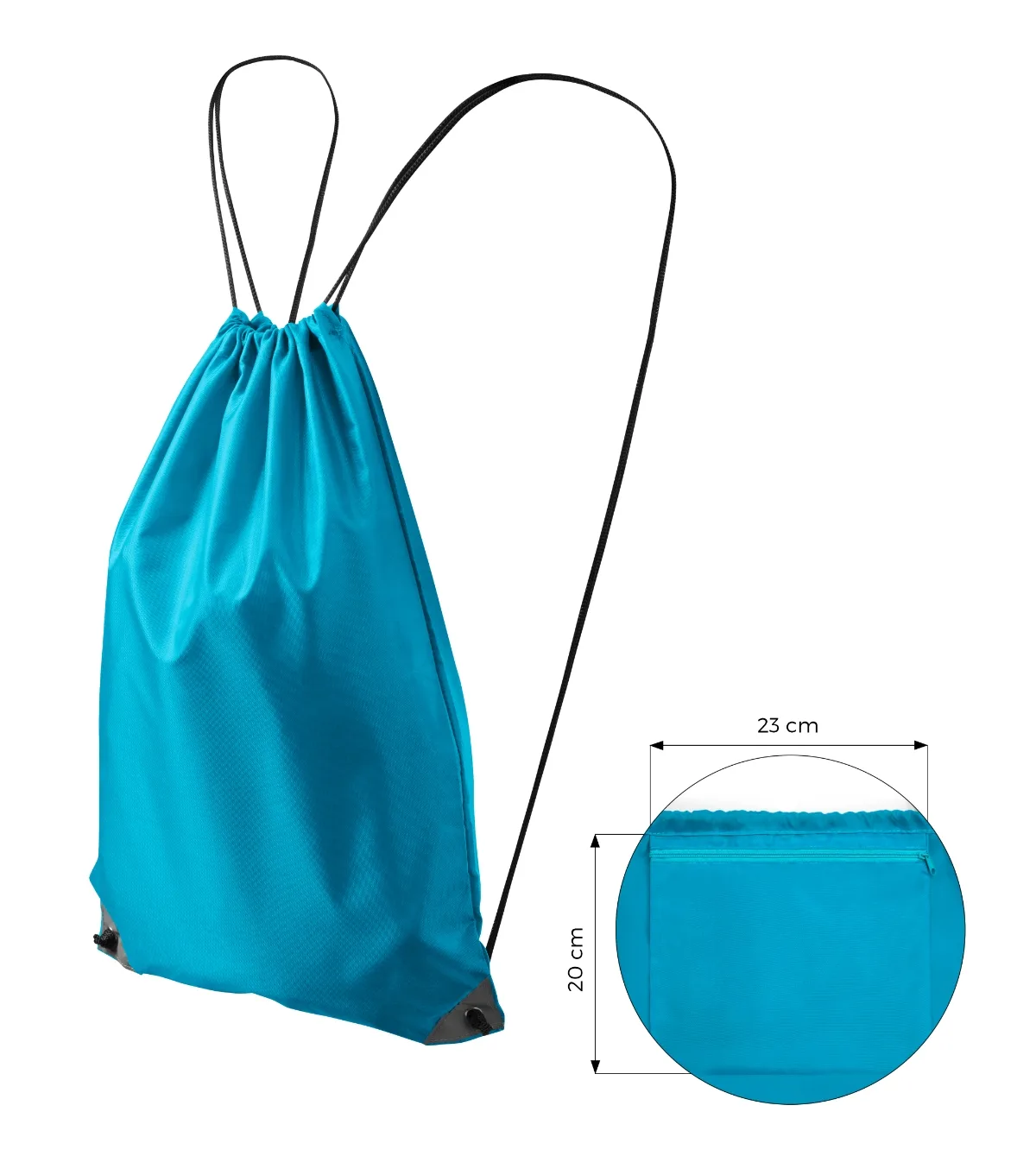 Batoh MALFINI Energy 912, unisex, tyrkysová - Obrázek 3