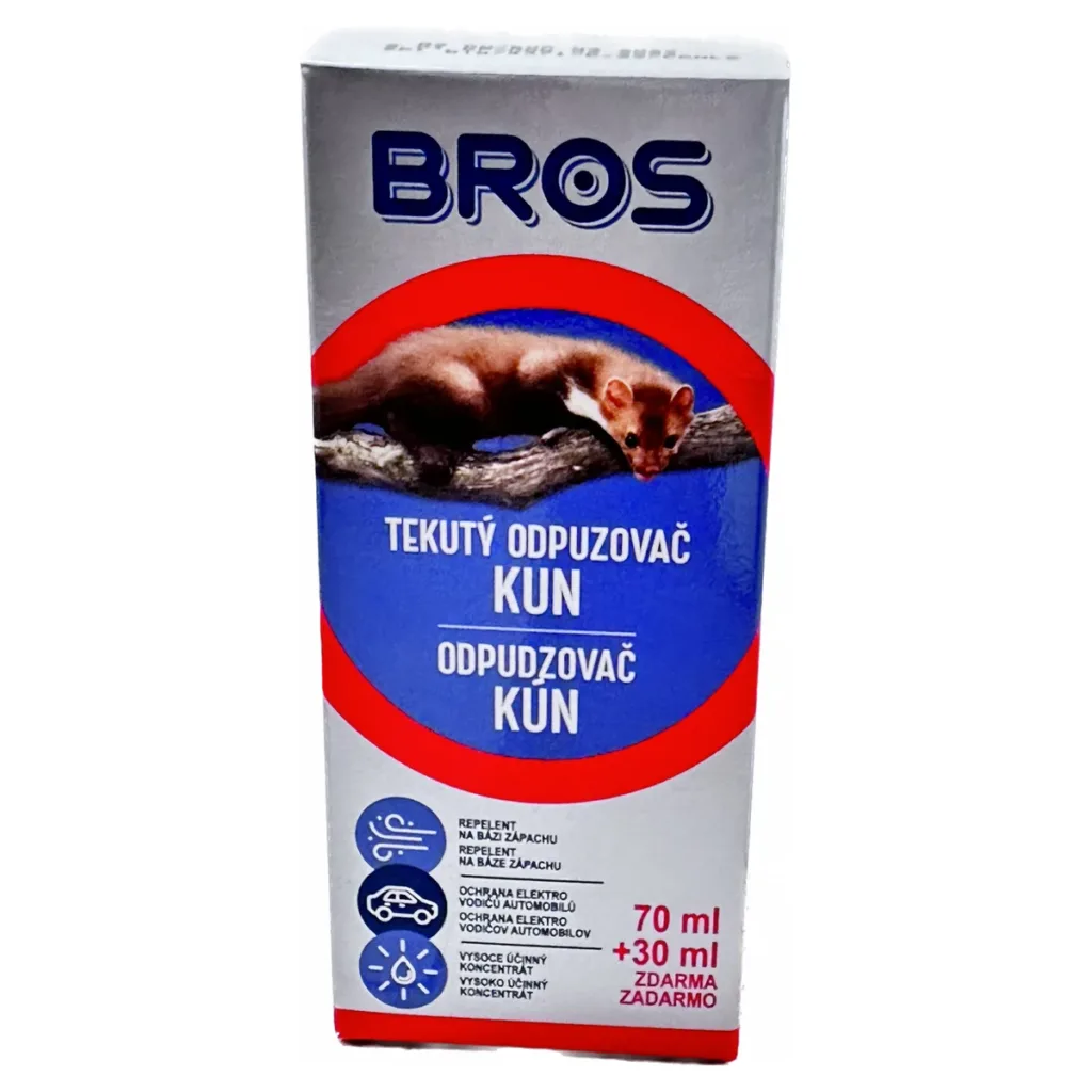 Bros odpuzovač kun 70ml + 30ml Gratis