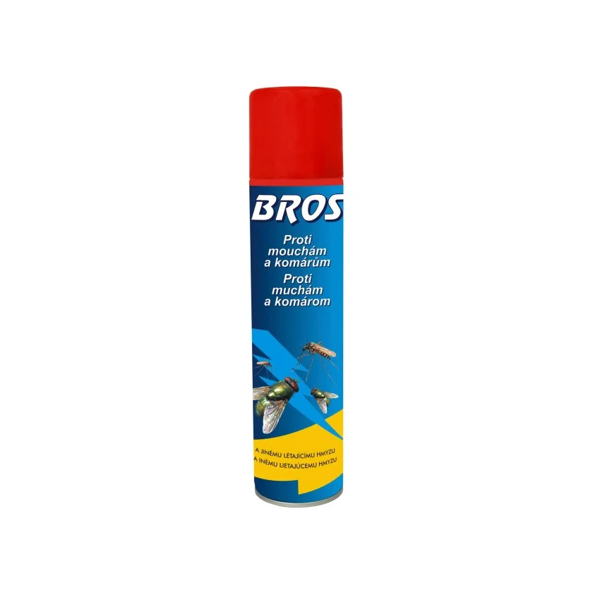 Bros sprej na mouchy a komáry hmyz 400ml