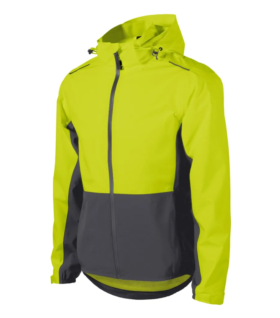 Bunda MALFINI Rainbow 538, pánská, neon yellow