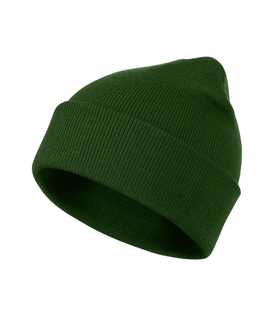 Čepice MALFINI Beanie 315, unisex, lahvově zelená
