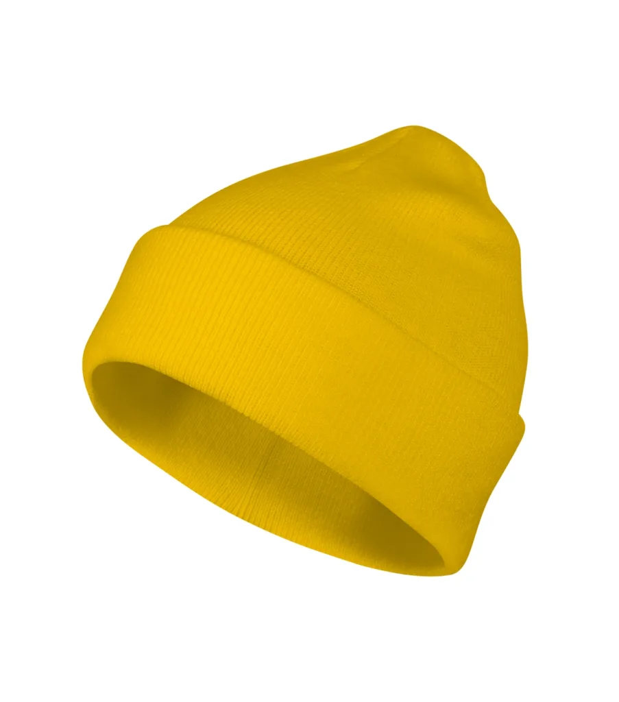 Čepice MALFINI Beanie 315, unisex, žlutá