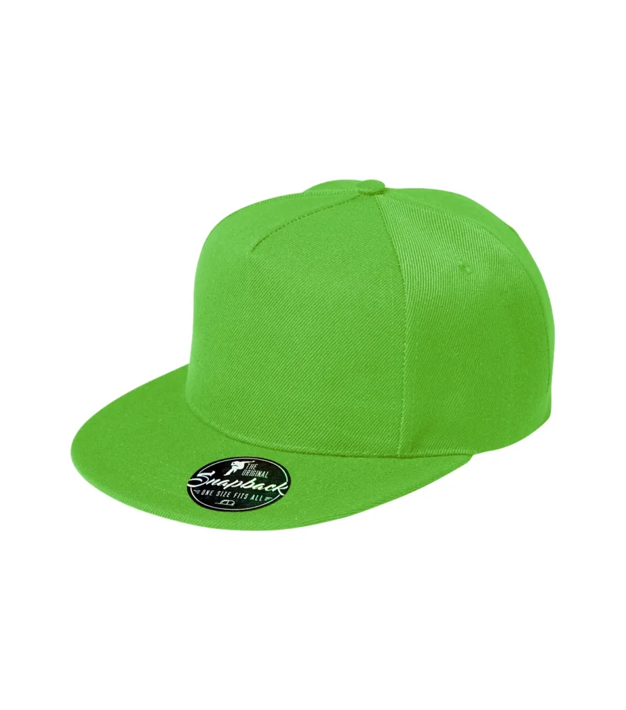 Čepice MALFINI Rap 5P 301, unisex, apple green