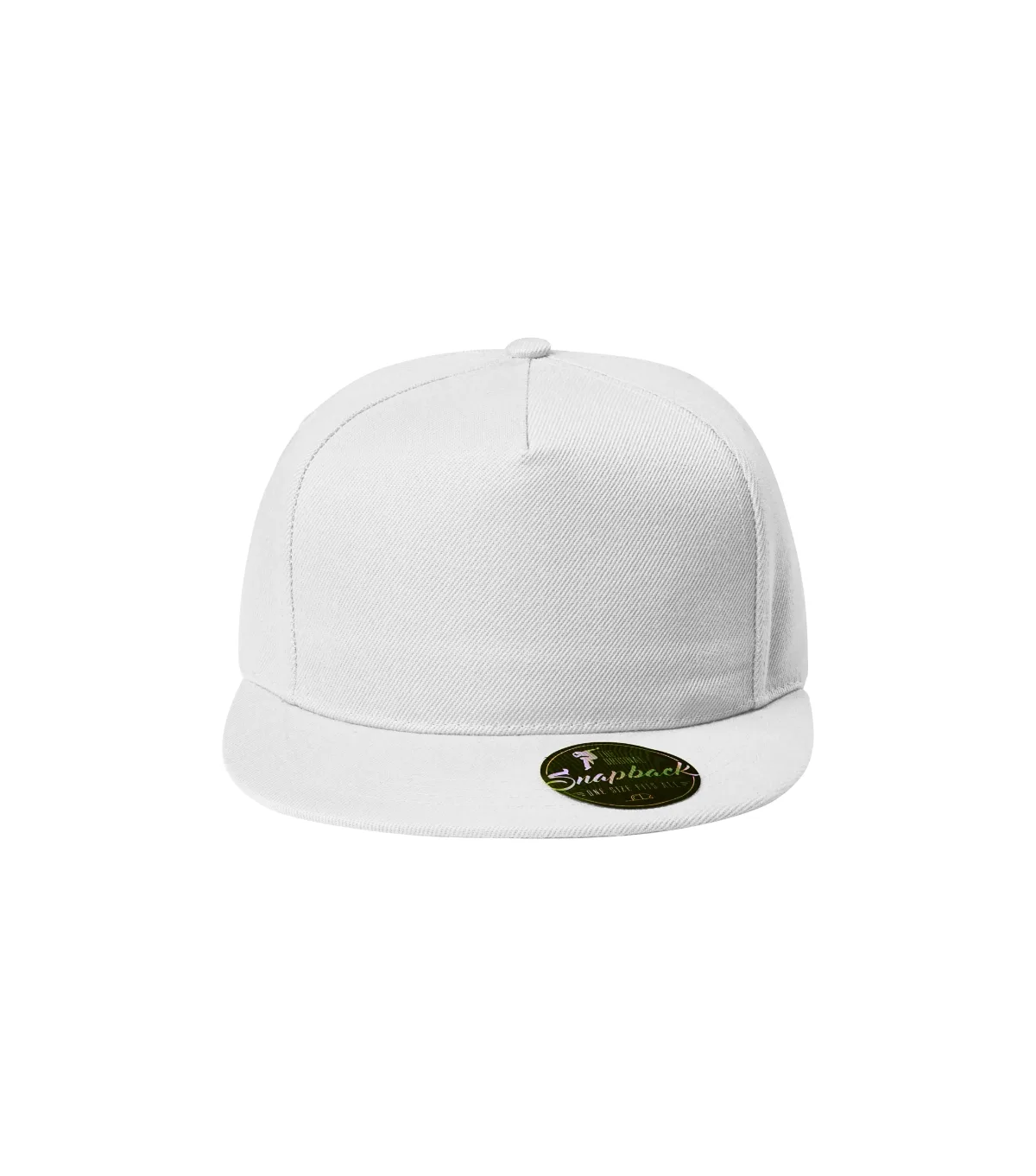 Čepice MALFINI Rap 5P 301, unisex, bílá - Obrázek 2