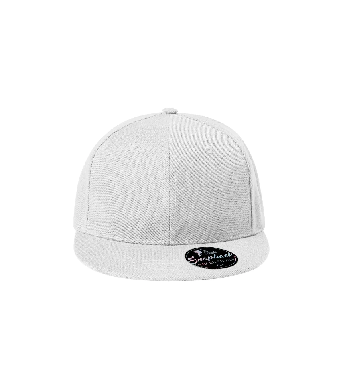 Čepice MALFINI Rap 6P 302, unisex, bílá - Obrázek 2