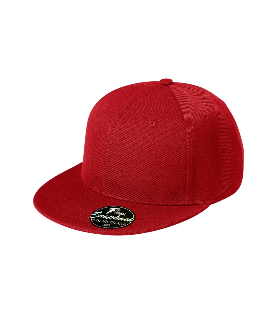 Čepice MALFINI Rap 6P 302, unisex, červená
