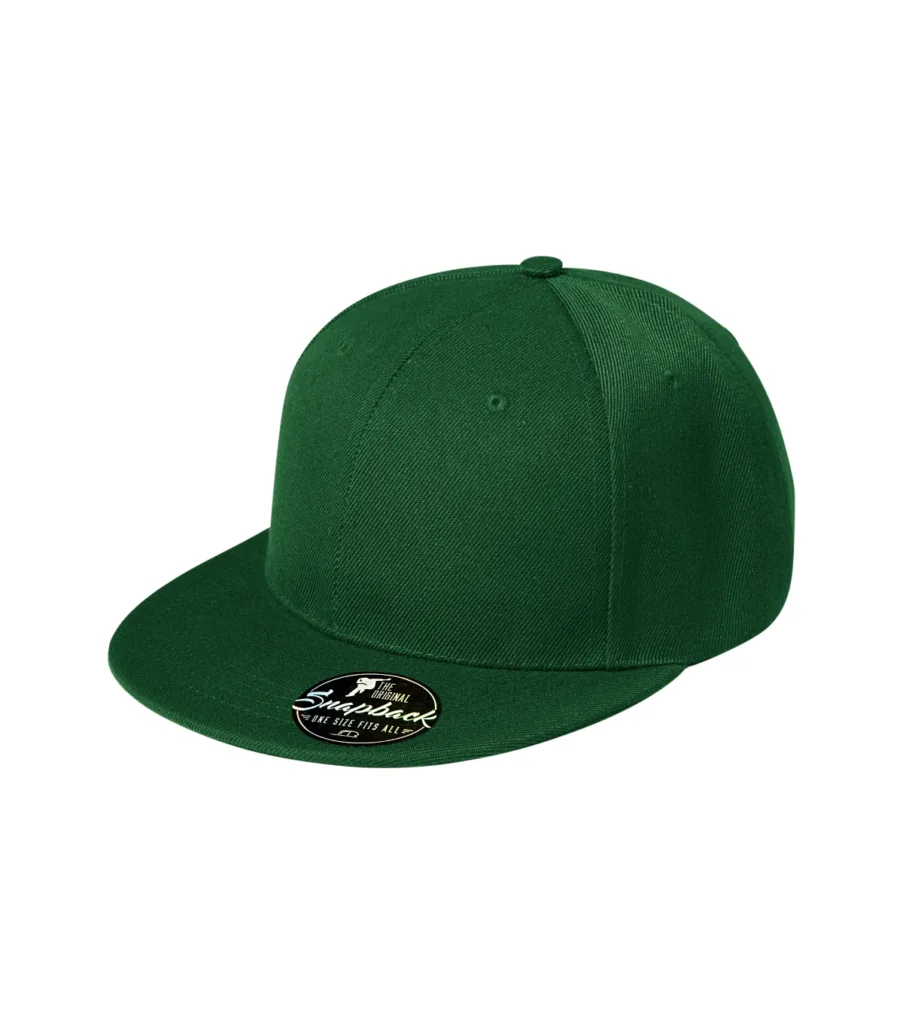Čepice MALFINI Rap 6P 302, unisex, lahvově zelená