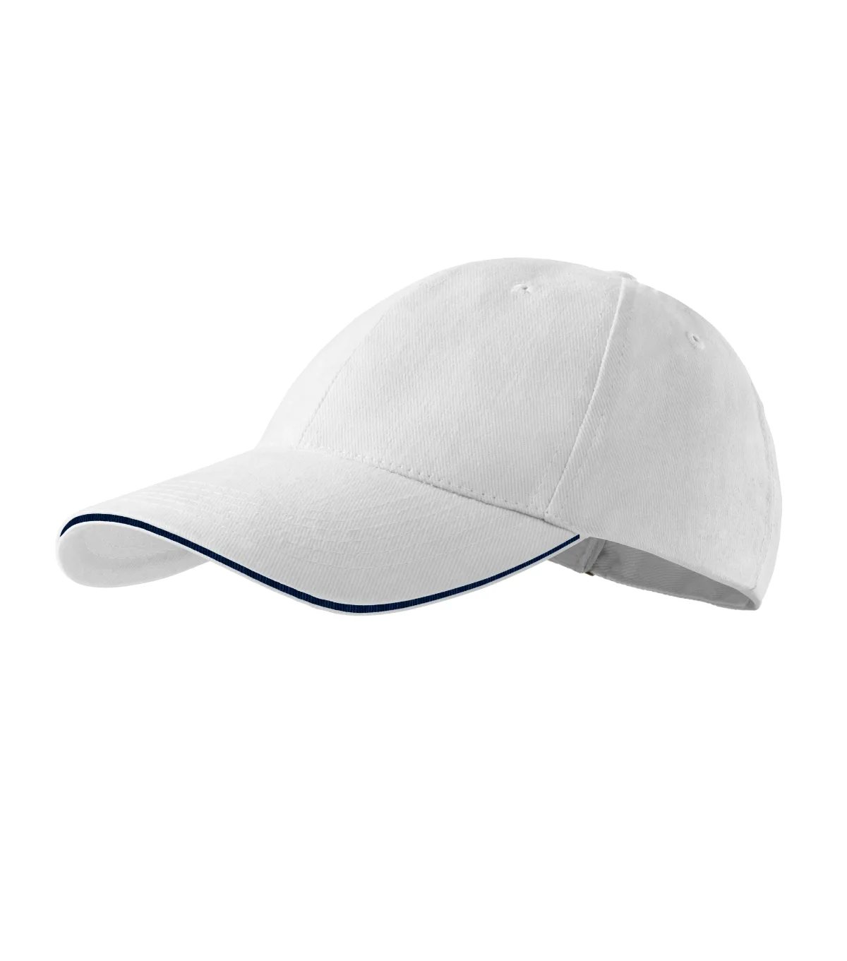 Čepice MALFINI Sandwich 6P 306, unisex, bílá