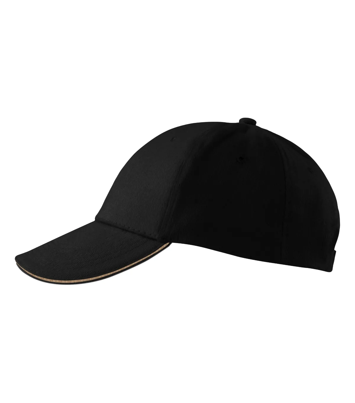Čepice MALFINI Sandwich 6P 306, unisex, černá - Obrázek 5