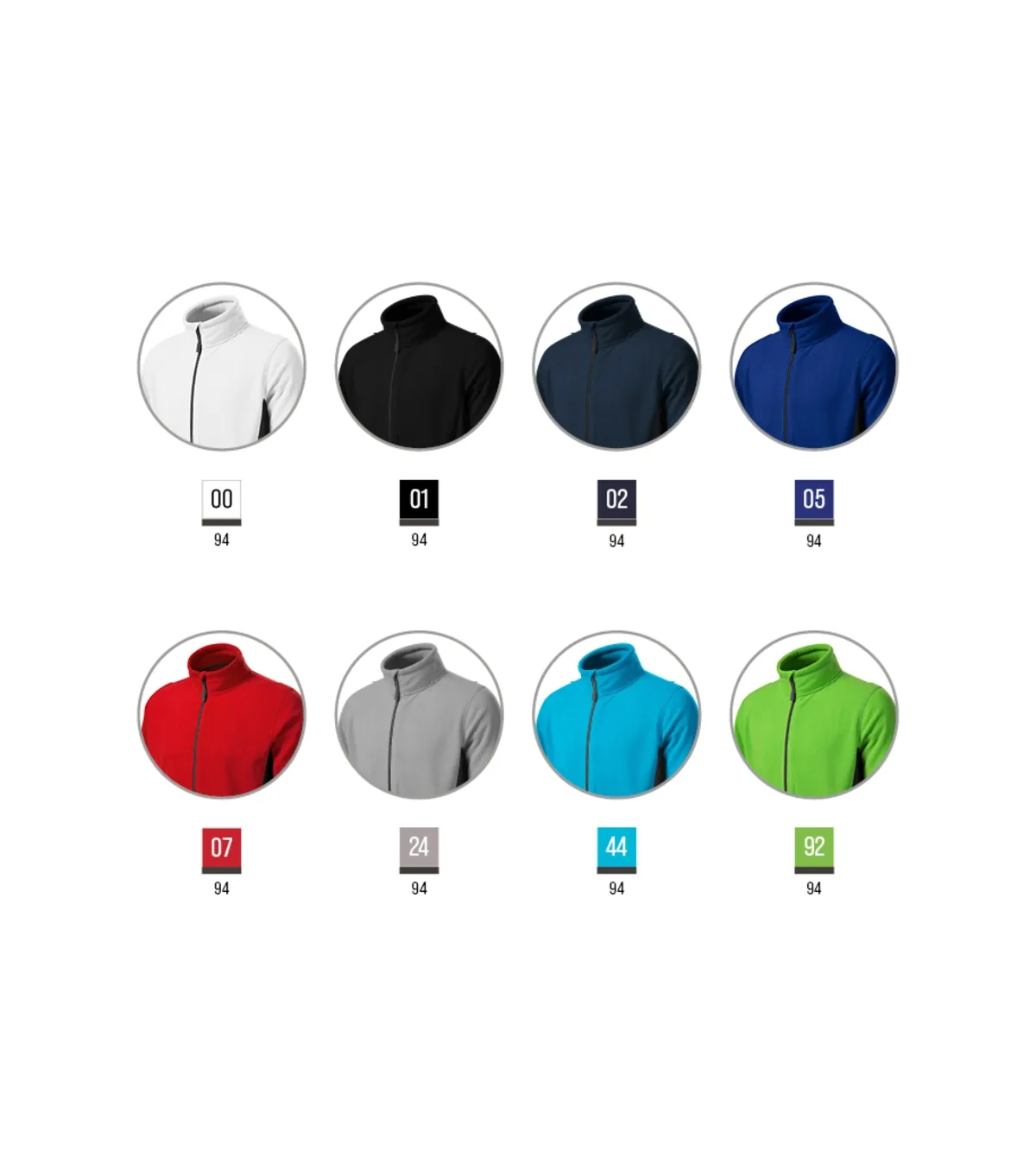 Fleece MALFINI Frosty 527, pánský, apple green - Obrázek 3