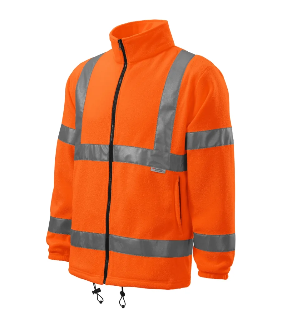 Fleece RIMECK HV Fleece Jacket 5V1, unisex, fluorescenční oranžová