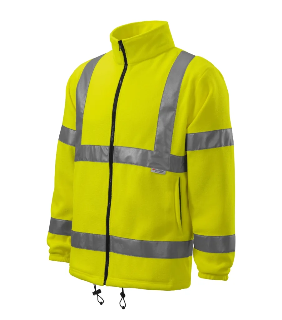 Fleece RIMECK HV Fleece Jacket 5V1, unisex, fluorescenční žlutá