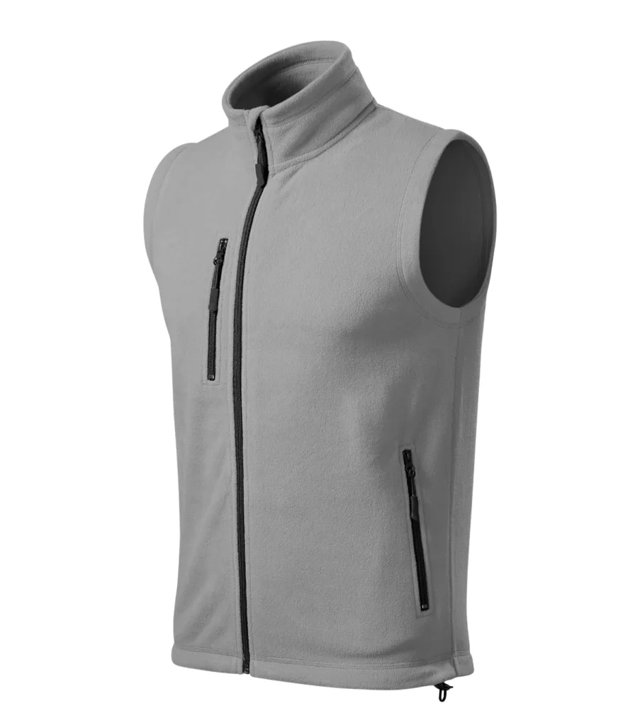 Fleece vesta MALFINI Exit 525, unisex, světle šedá