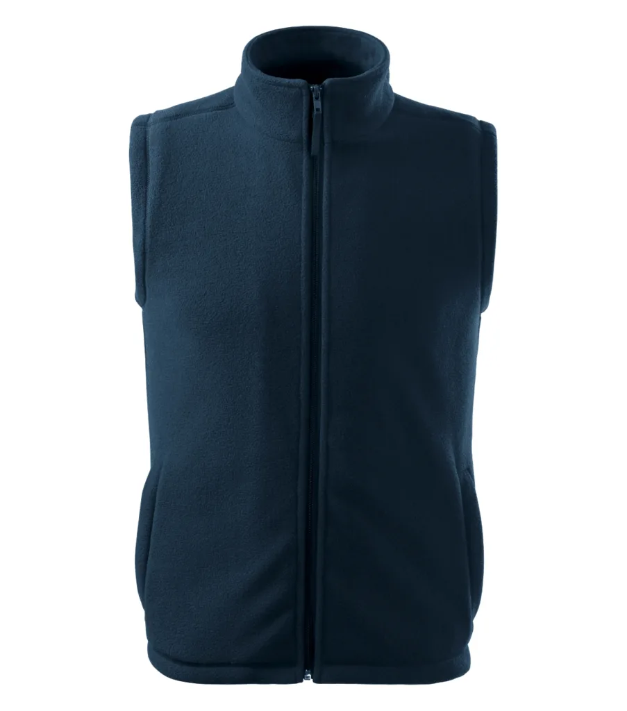 Fleece vesta MALFINI Next 5X8, unisex, námořní modrá