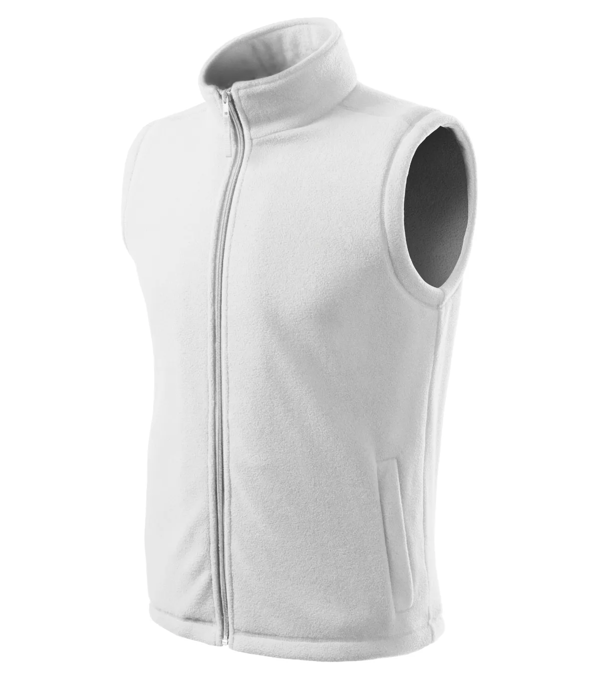 Fleece vesta RIMECK Next 518, unisex, bílá