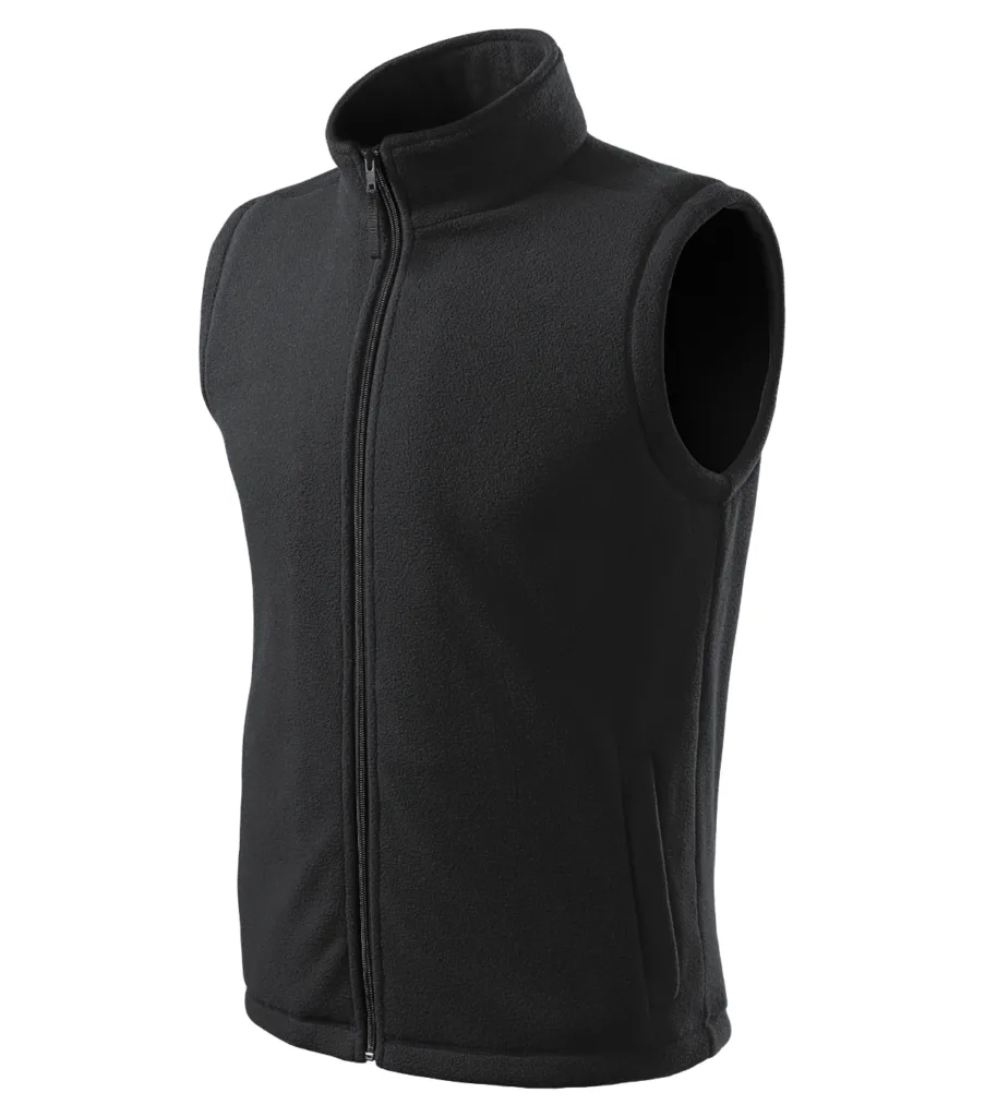 Fleece vesta RIMECK Next 518, unisex, ebony gray