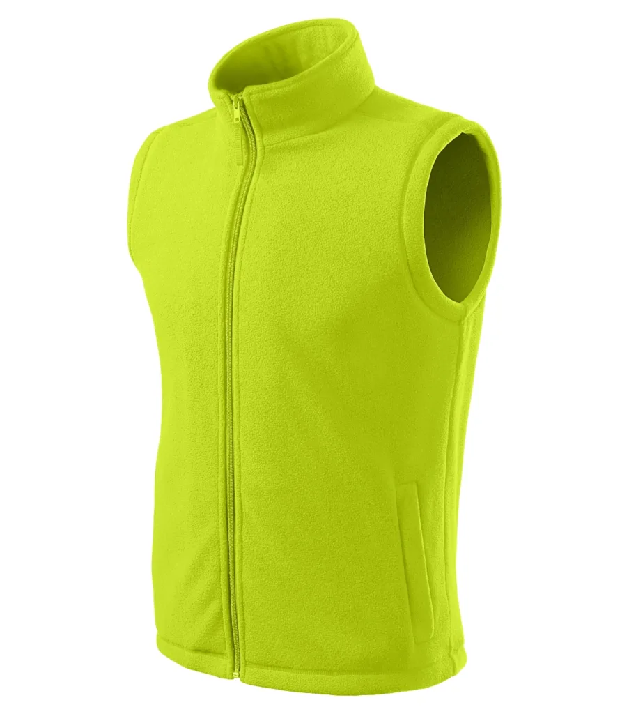 Fleece vesta RIMECK Next 518, unisex, limetková