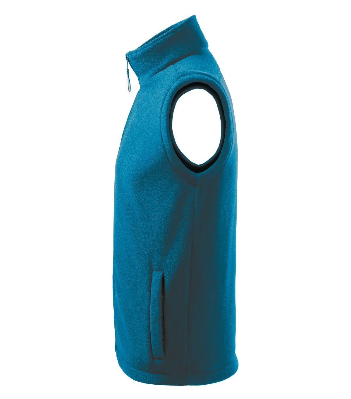 Fleece vesta RIMECK Next 518, unisex, petrolejová - Obrázek 3