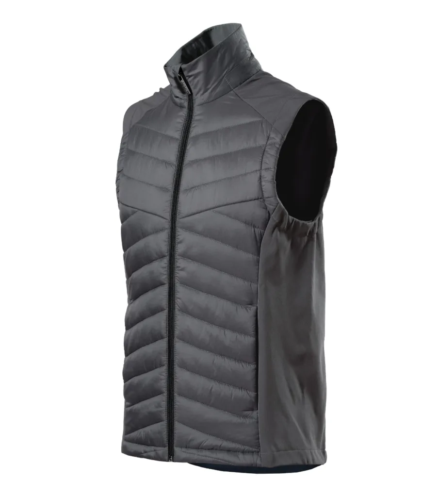 Hybridní vesta MALFINI Premium Cross 557, pánská, light anthracite