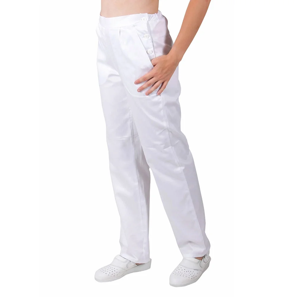 Kalhoty TRADETEX 0476, dámské, výška 158 cm, bílá